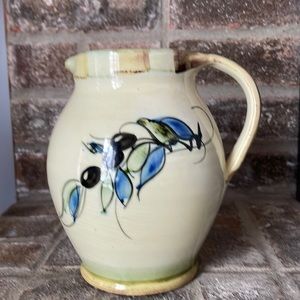 Hand Turned Provence Styled Pottery Pitcher